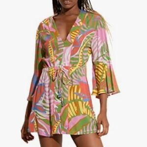Maaji Multicolor Tropical Swim Coverup